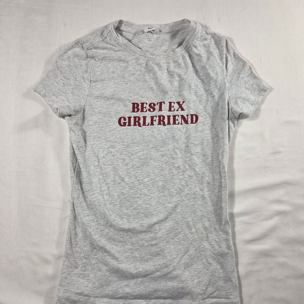 Garage Best Ex Girlfriend Graphic Tee Heather Gray Short Sleeve T-Shirt Small